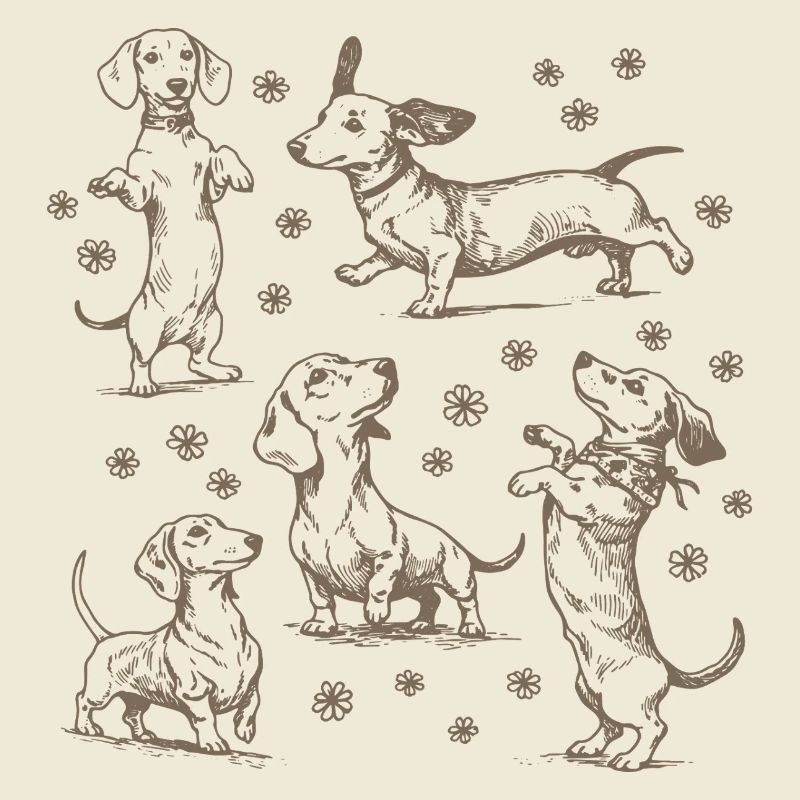 Teckel Teckel Chiens Teckels Teckel Chien teckel Teckel
