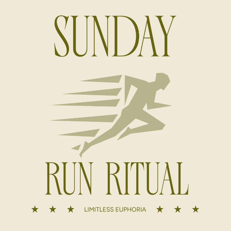 Coureur - Rituel de la course du dimanche