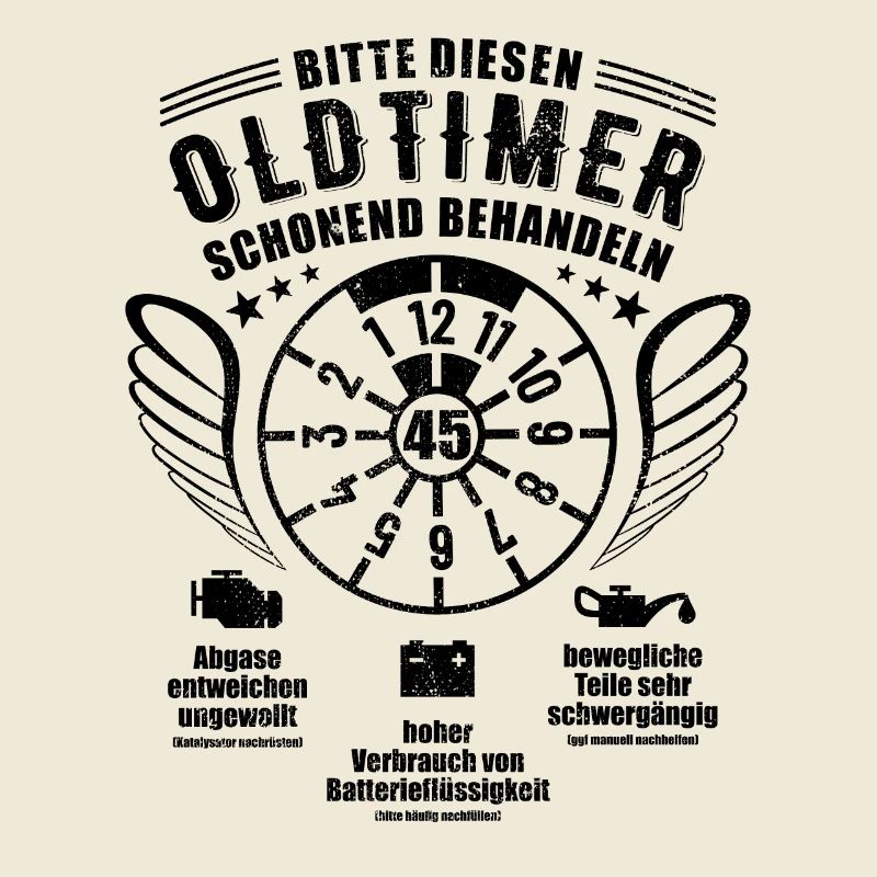 Oldtimer schonend behandeln - 45. Geburtstag
