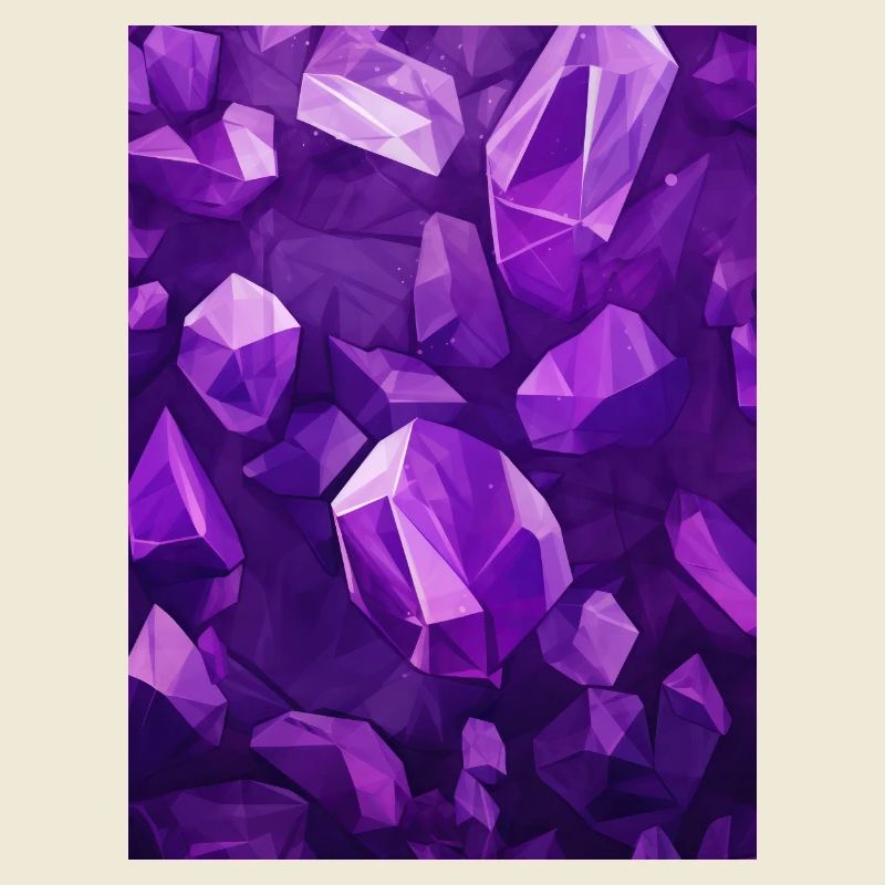 Amethyst Stein Muster
