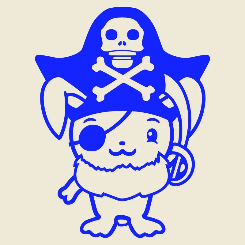 Petit lapin mignon Patch pour l’œil du capitaine