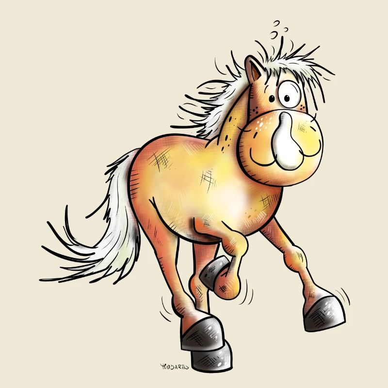 Running Haflinger