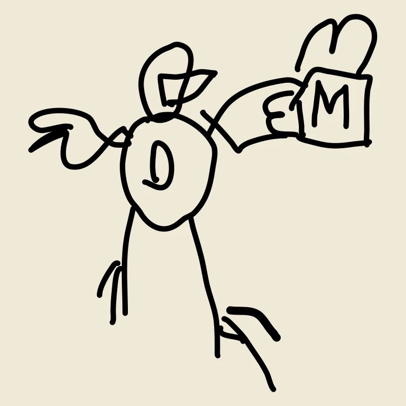 Canard avec menu de restauration rapide