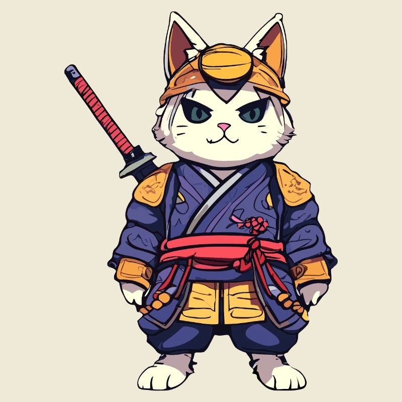 Samurai Cat #9