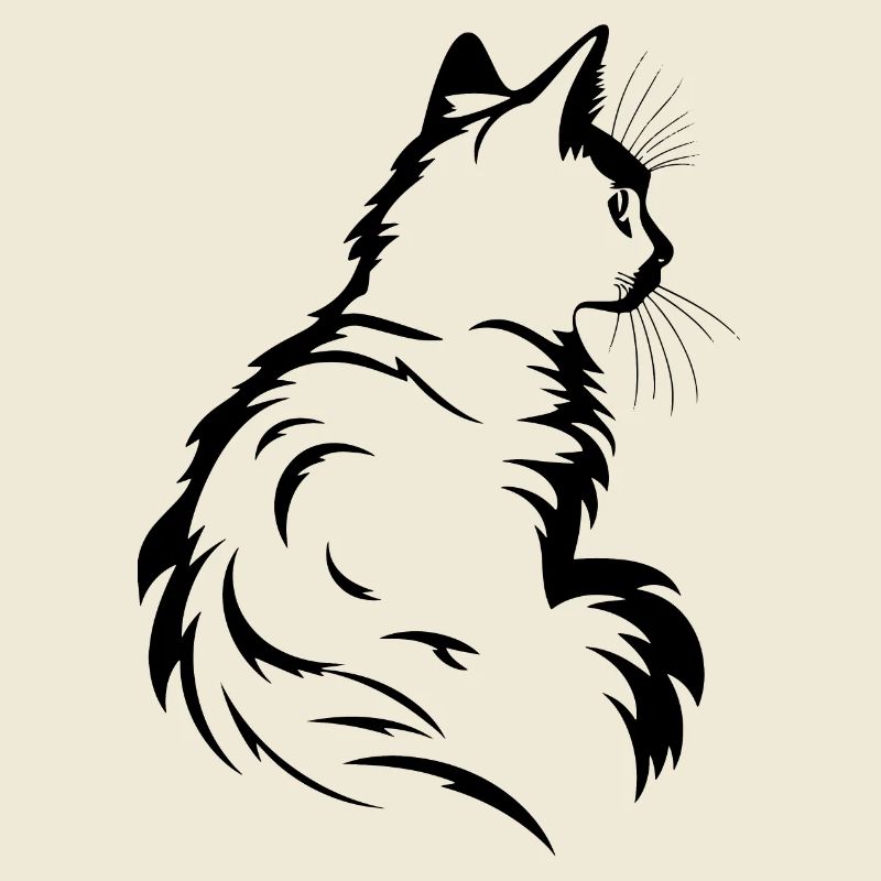 Chat, Motif De Chat