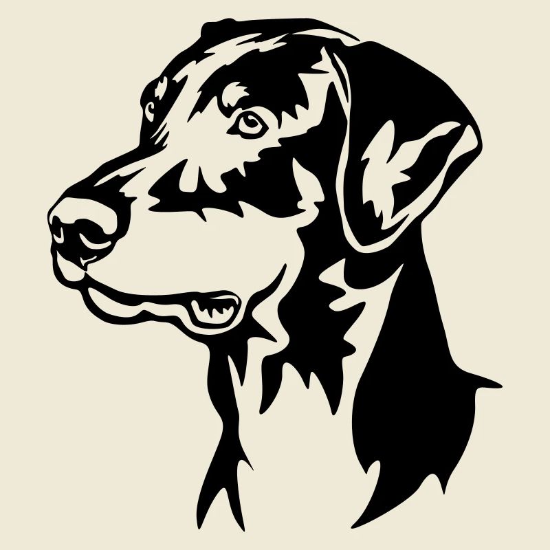Doberman Head