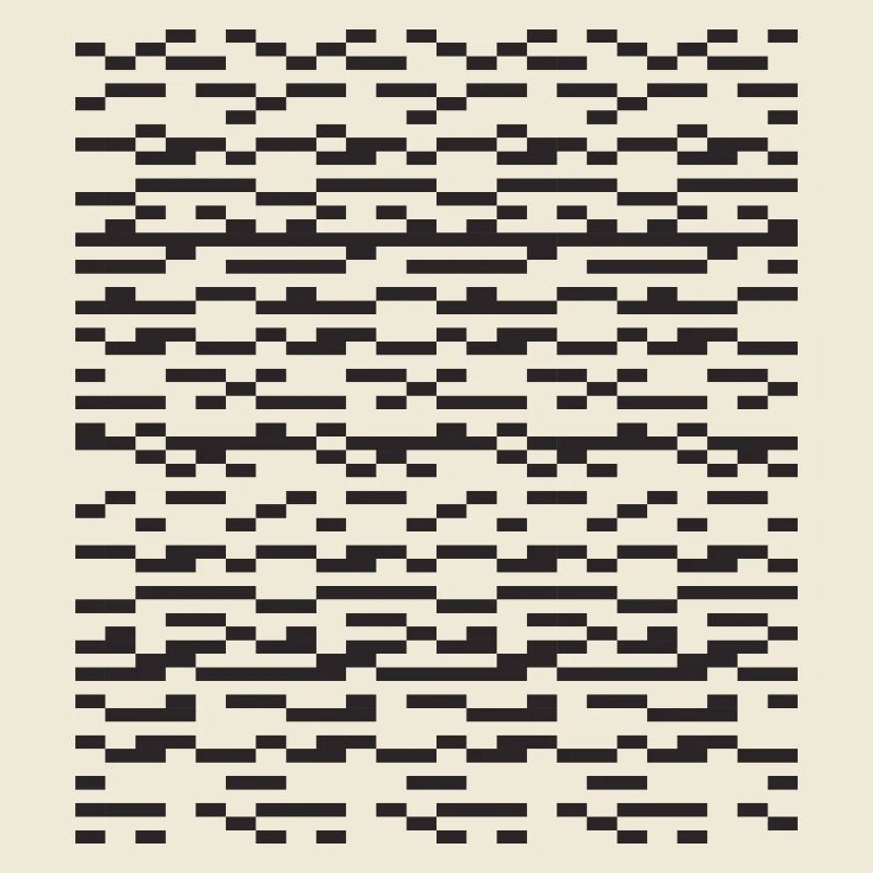 Noir Stripe pixeliges Glitch Grid