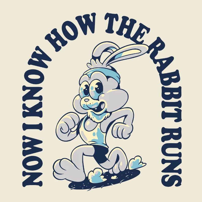 Now I Know How the Rabbit Runs – Denglisch Spruch