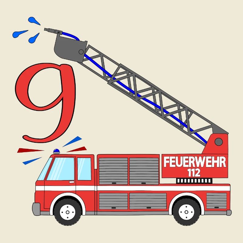 Fire engine 9th birthday