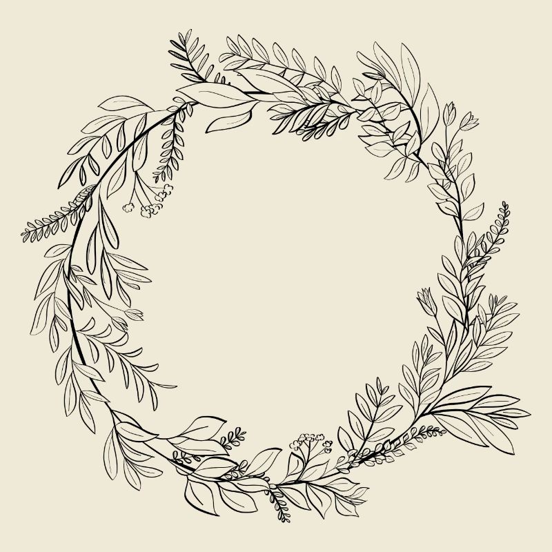 Couronne de fleurs