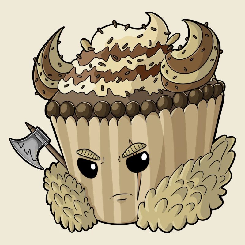 Viking Cupcake