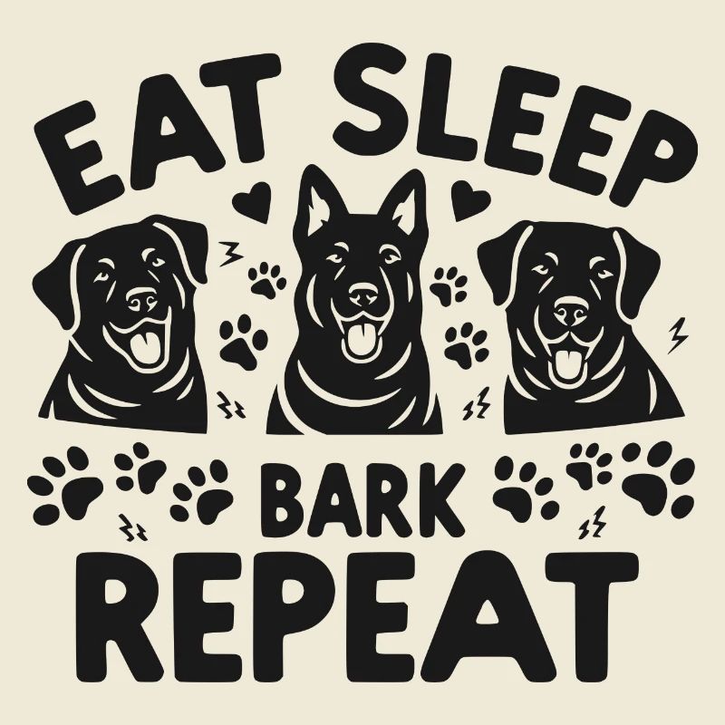 Eat Sleep Bark Repeat