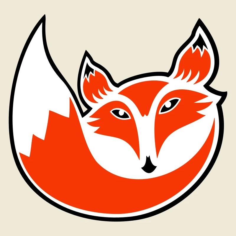Fox Red Fox Wild Forest Animal Cool Logo Icon
