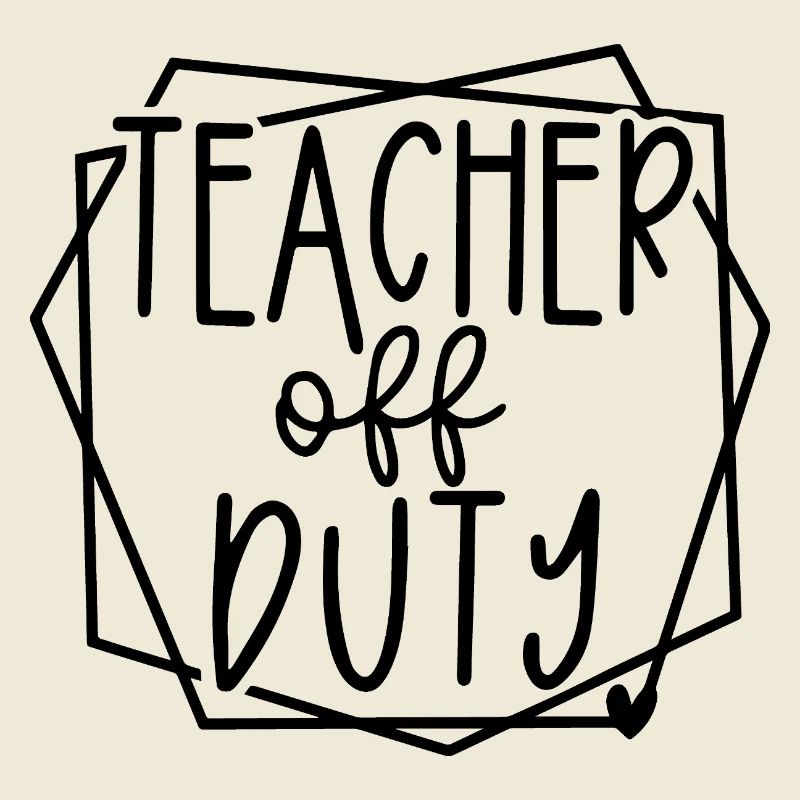 Enseignant hors service Fun Relaxation Time Design