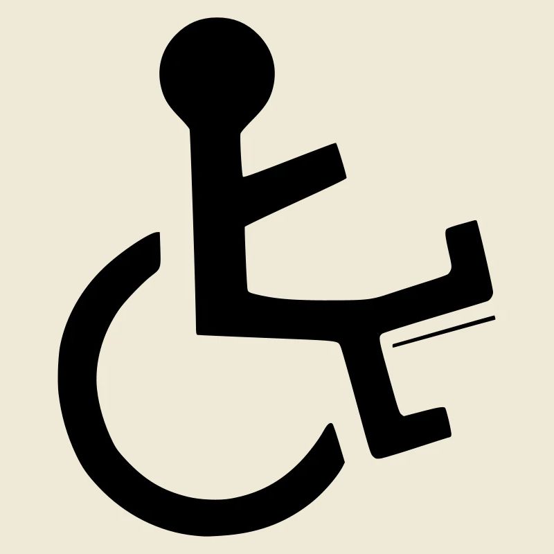 Wheelchair user with broken leg #
