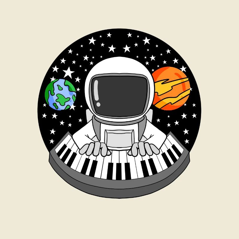 Un astronaute joue du piano dans l’espace