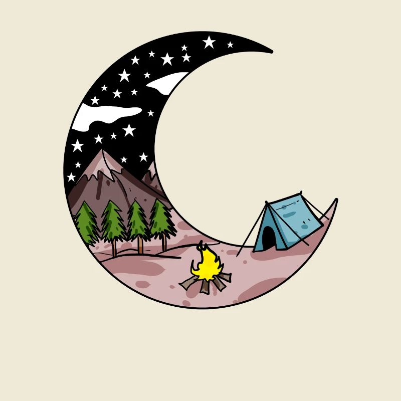 Mountain Mountains Mountain Peak Summit Tent Crescent