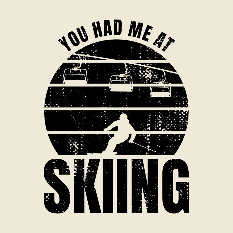 Lustiger Skispruch