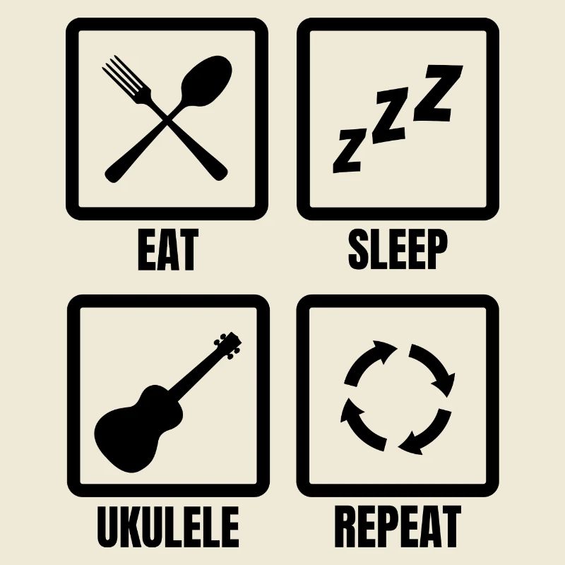 Routine du joueur de ukulélé