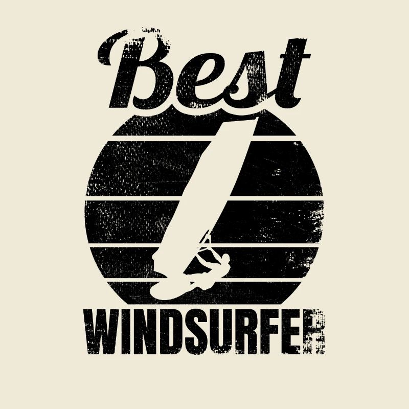Funny windsurfer