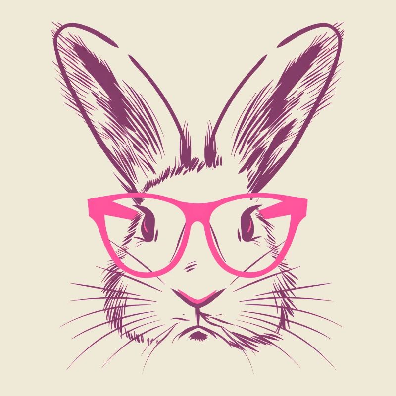 Rabbit Bunny Ears Glasses Bunny Bunny Gift