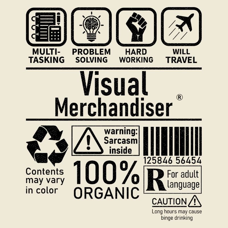 Visual Merchandiser multi tasking problem solving