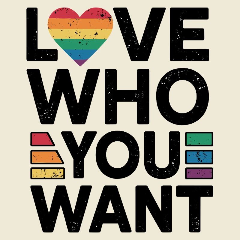Rainbow Heart Pride Print
