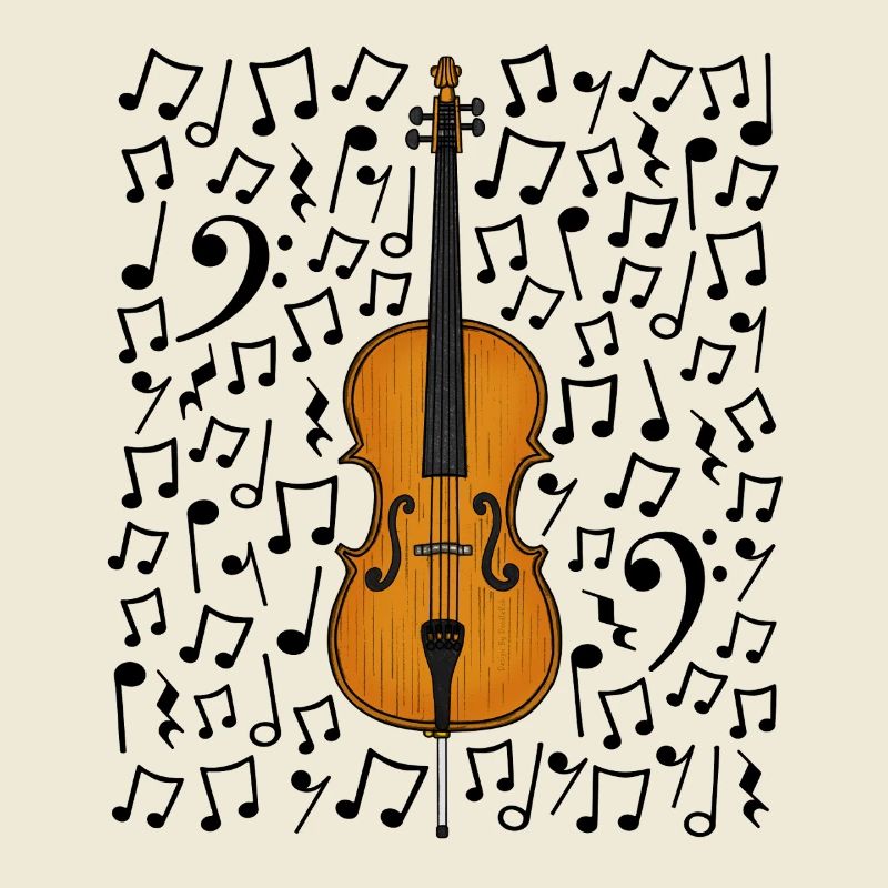 Violoncelle Notes de Musique Violoncelle Musicien à cordes