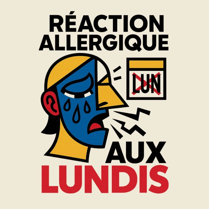 Expression de Réaction Allergique Lundi
