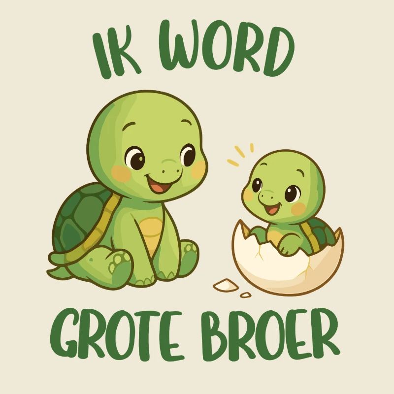 Großer Bruder, ich werde der große Bruder sein, Schildkröte