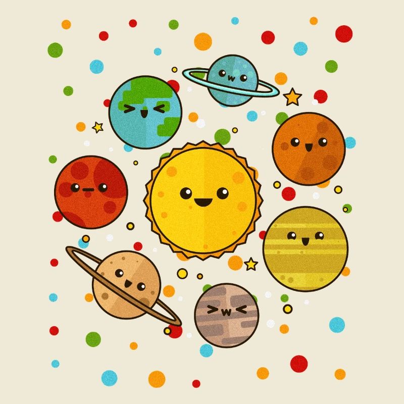 Spotty Solar System Tee