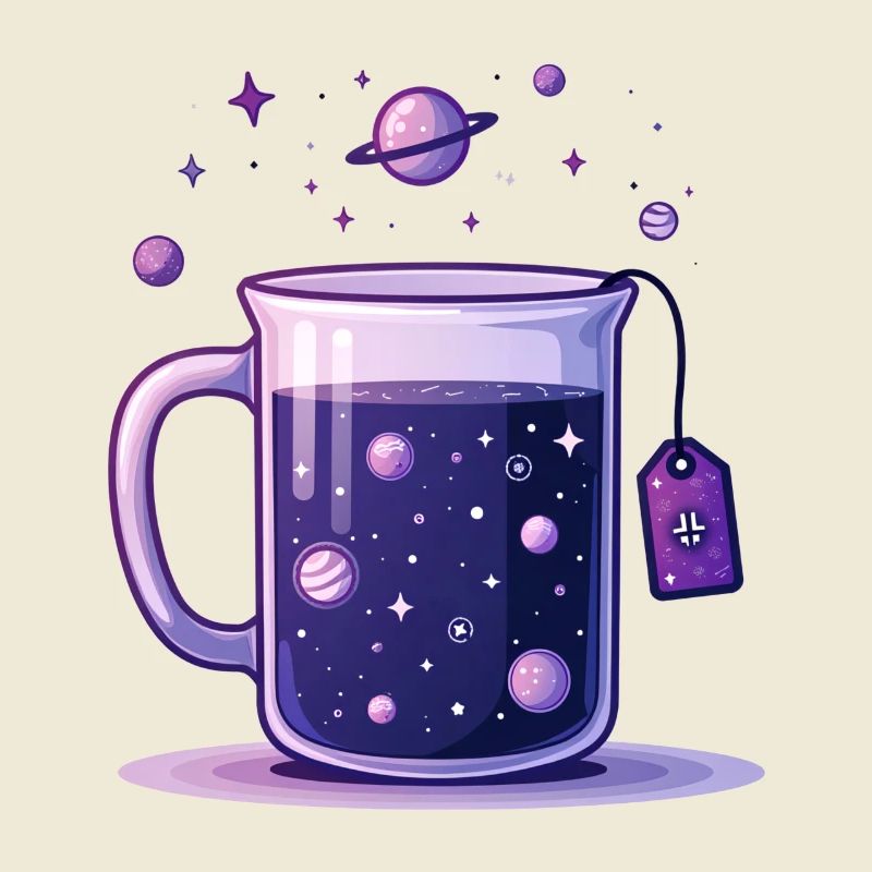 Universe Tea Galaxy in Tea Cup