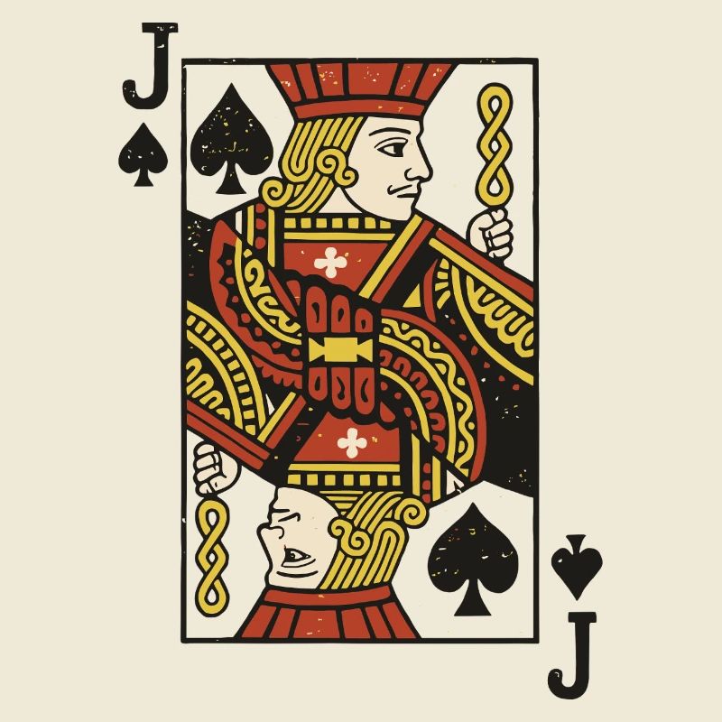 Impression d’art de carte Knight Joker