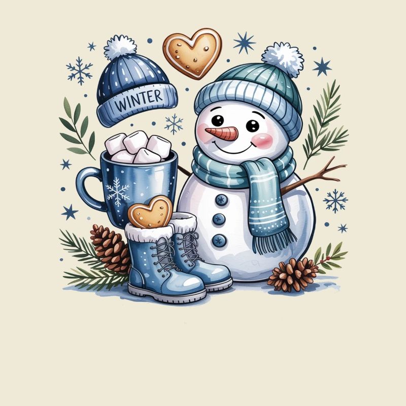 Winter Magic Snowman Cocoa