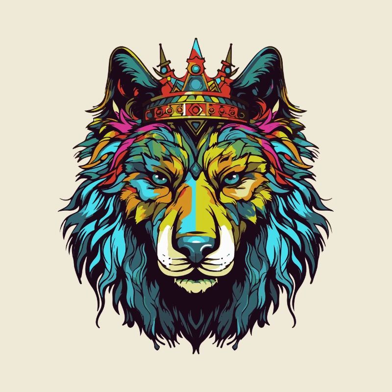 Wolf Comic Crown