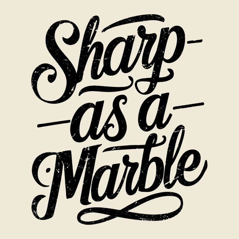 Sharp as a Marble