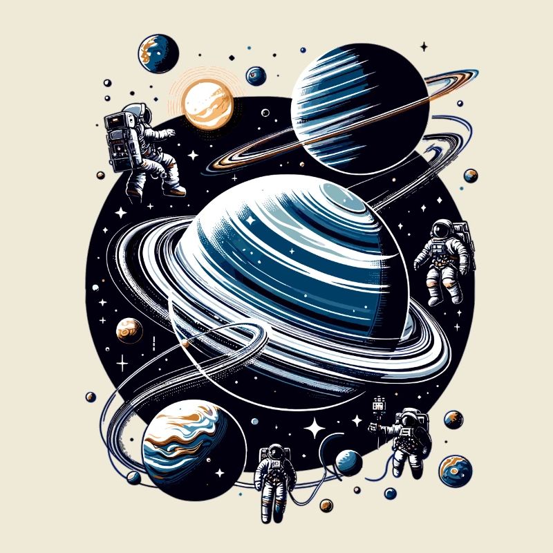 Ringed planet orbit: Astronauts