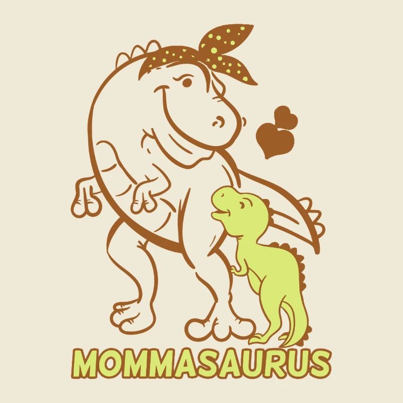 Mommasaurus : Maman et Bébé Dino