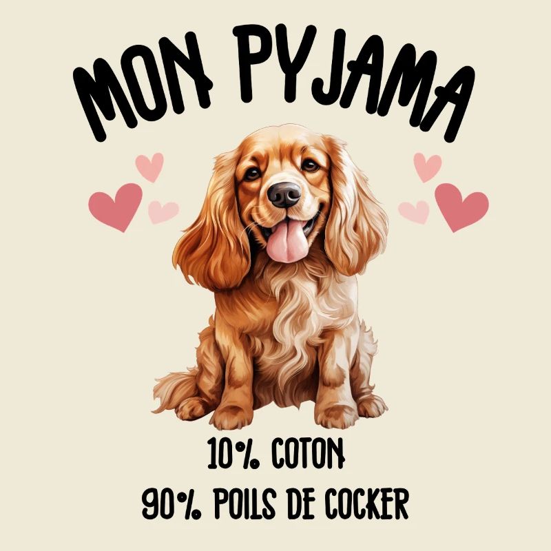 Pyjama Chien Cocker DrÃ´le 