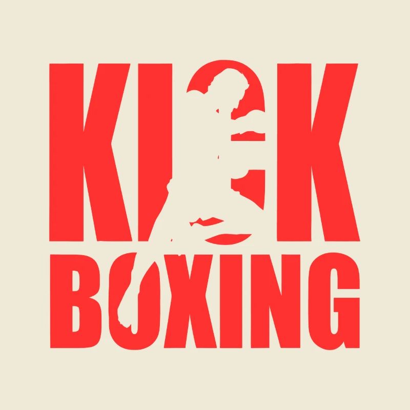 Silhouette du kickboxing