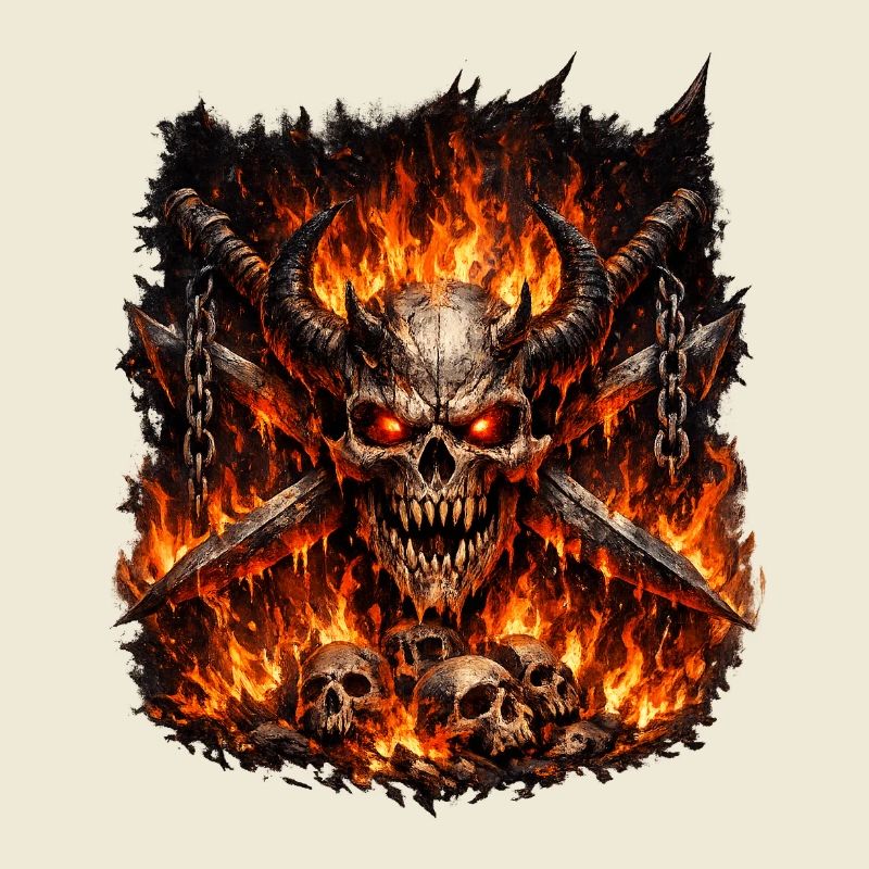 Hellfire Skull Crown