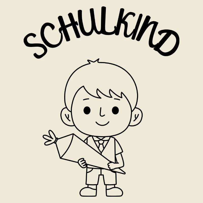 Schulkind Junge Schulstart Einschulung