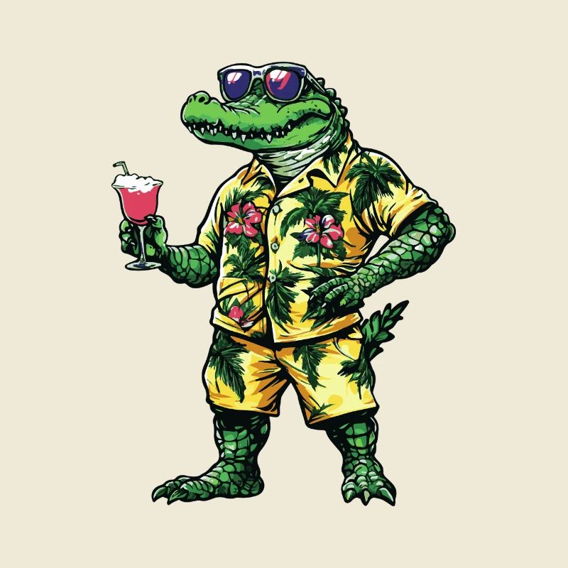 Alligator Comic Sommer