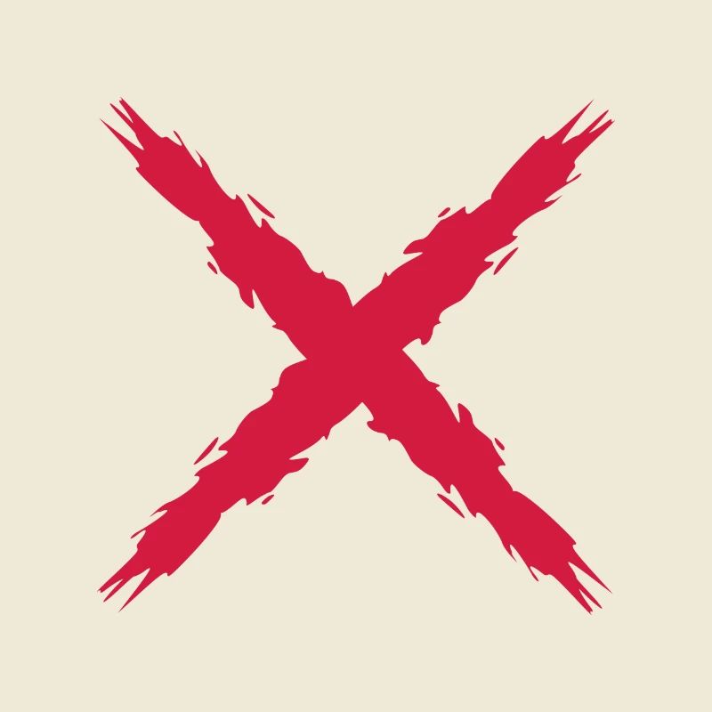 Cross symbol design multiplication vector math