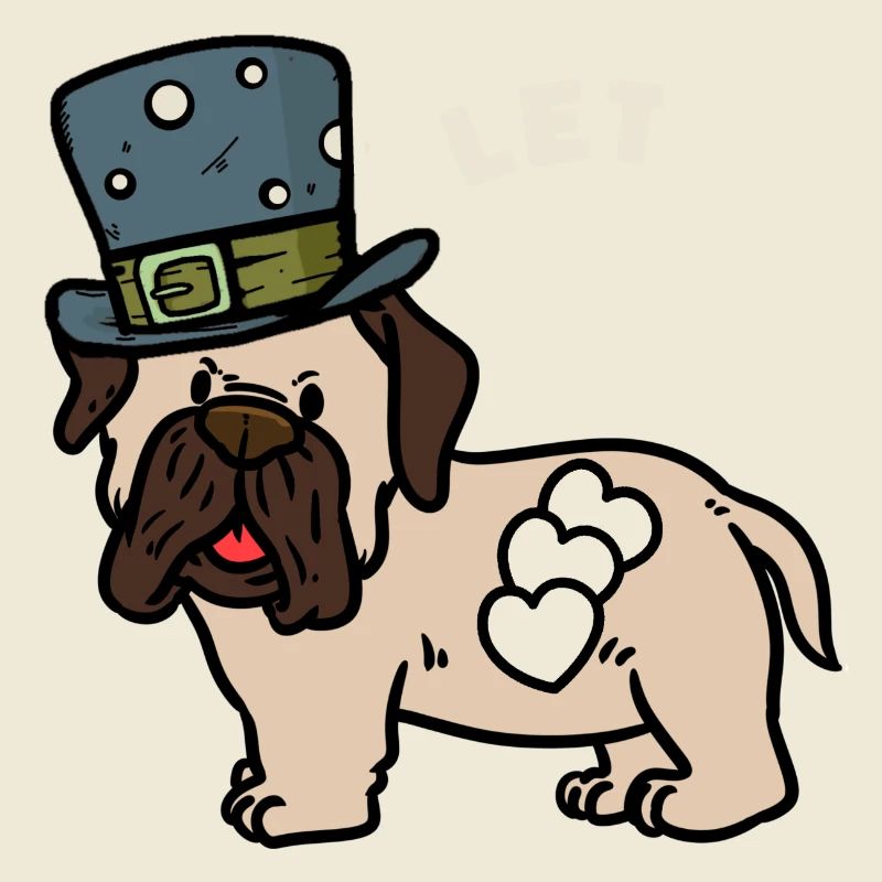 Witzig lustiger Hund Hunde Kinder Geschenkidee