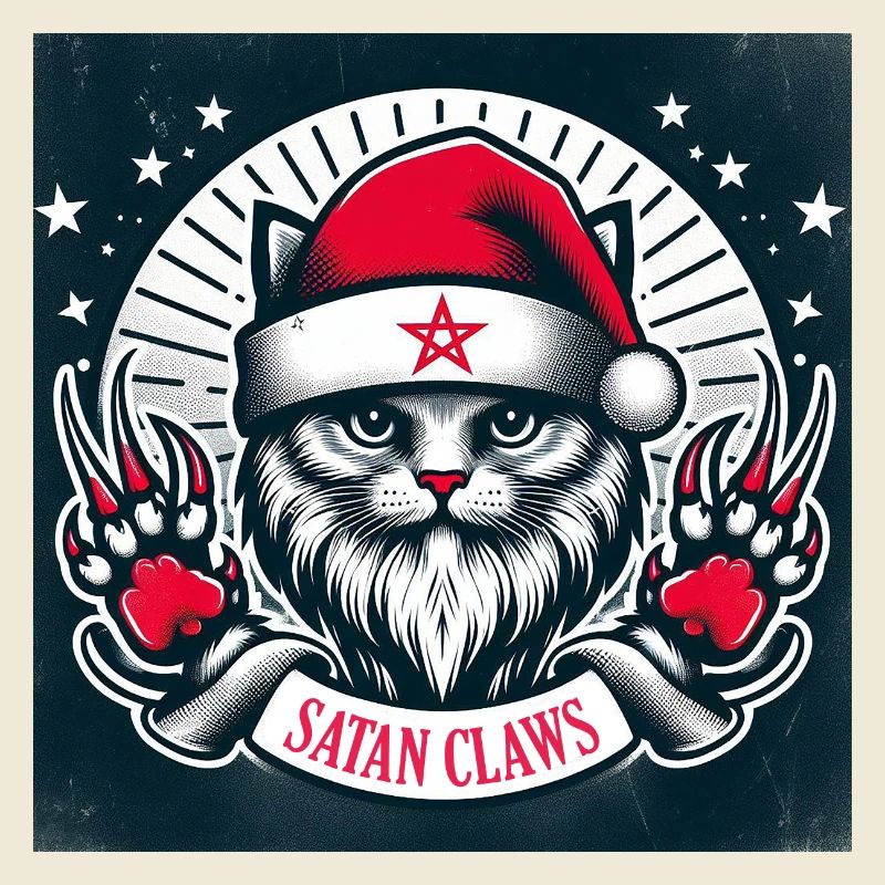Griffes de Satan - Chat Père Noël