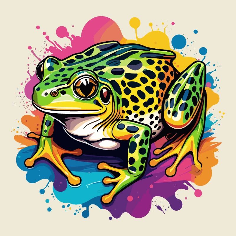 Grenouille léopard