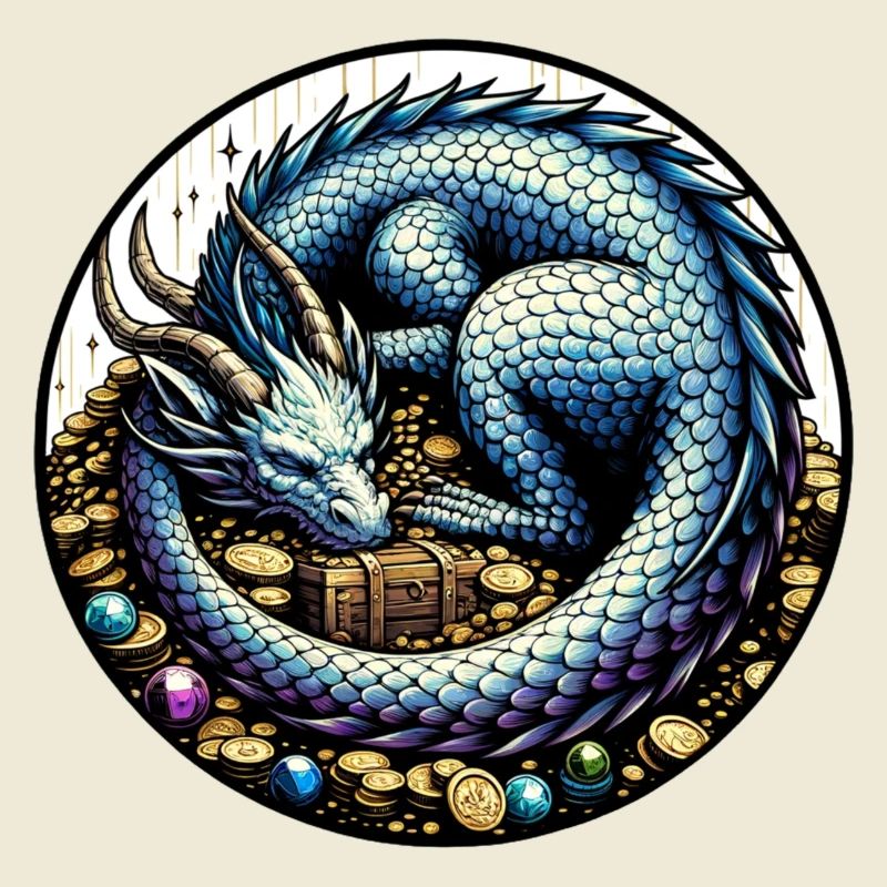 Drachen Blau