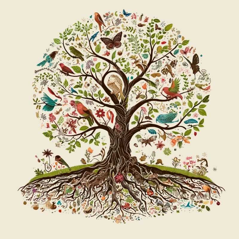 Lebendiger Lebensbaum