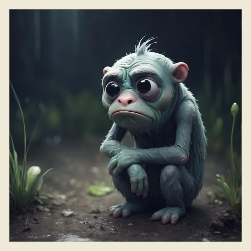 Sad creature